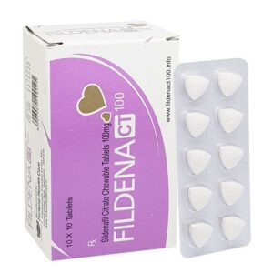 Fildena CT 100mg (Chewable Tablet)