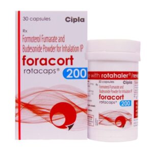 Foracort Rotacaps 200mcg (Budesonide / Formoterol)
