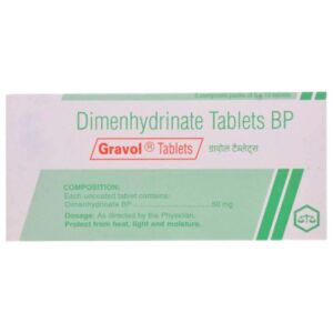 Gravol 50mg (Dimenhydrinate)