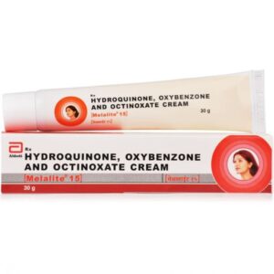 Melalite 15 Cream (Hydroquinone/Octinoxate/Oxybenzone)